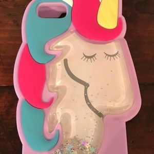 New Unicorn Phone Case filled with glitter